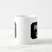 Mug Personnalisé Papa– Initiale Vintage (Centre)