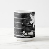Mug Personnalisé par le nom Fleur Abstraite (Centre)