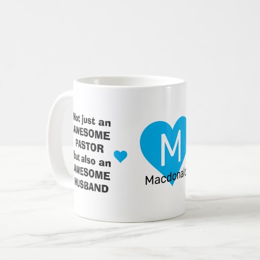 MUG PERSONNALISÉ PASTEUR ABSURDE MARI (Devant gauche)