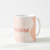 Mug Personnalisé Peach Wavy (Devant droit)