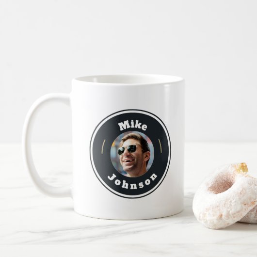 Mug - Personnalisé personnalisé (ajouter un nom) (Avec donut)