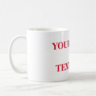 Mug Personnalisé Personnalisé Votre Propre Photo & Tex