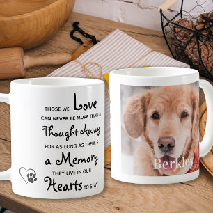 Mug Personnalisé Pet Mémorial Chien Perdre Sympathie G