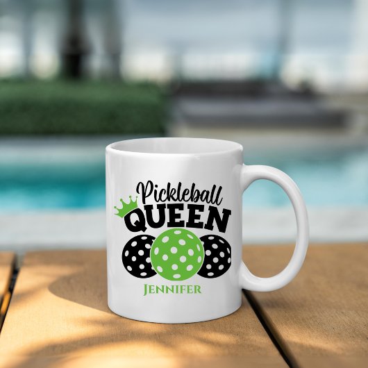 Mug Personnalisé Pickleball Queen