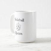 Mug personnalisé "Pickleball Queen" (Devant gauche)