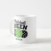 Mug Personnalisé Pickleball Queen (Devant gauche)