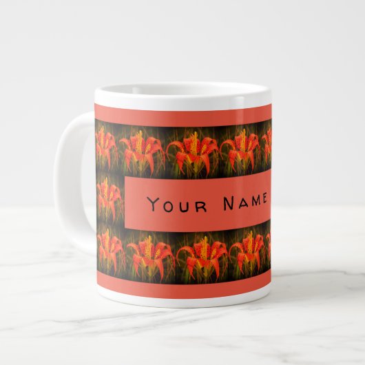 Mug personnalisé "Pine Lily" (Devant gauche)