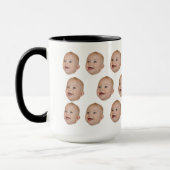 Mug Personnalisé Plusieurs Visages Cadeaux Anniversair (Gauche)