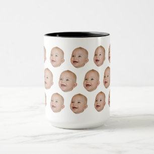 Mug Personnalisé Plusieurs Visages Cadeaux Anniversair