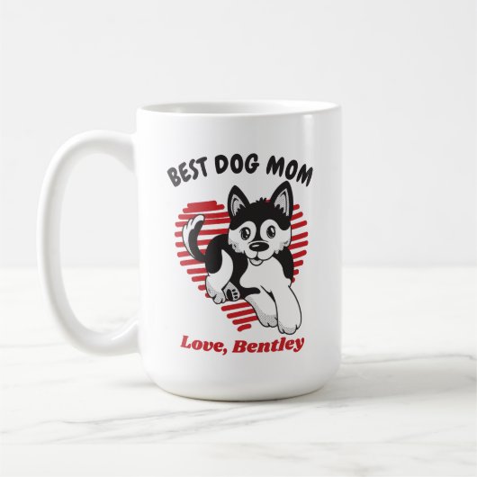 Mug Personnalisé Pomsky Chien Chien Chien Chien Maman  (Gauche)