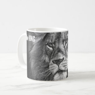 Mug Personnalisé Pop Art Design Animaux Lion Face Au R