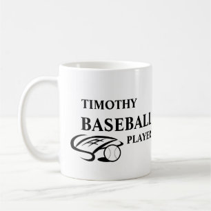 Mug personnalisé pour amateur de baseball