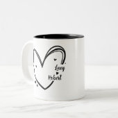 Mug personnalisé pour couples avec prénoms (Devant gauche)