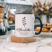 Mug personnalisé pour demoiselle d'honneur, souven