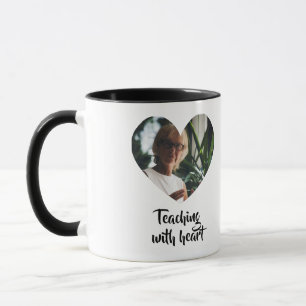 Mug personnalisé pour enseignant avec cadre photo 