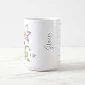 Mug Personnalisé Pour Faire Floral Violet (Centre)