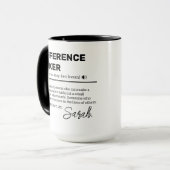 Mug Personnalisé pour Faiseur de Différence, Recon (Devant gauche)