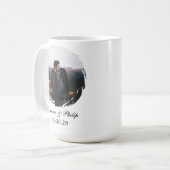 Mug personnalisé pour Fiançailles, Couples Keepsak (Devant gauche)
