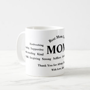 Mug personnalisé pour la fête des mères