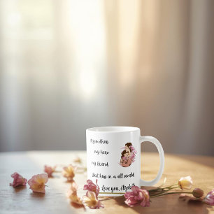 Mug personnalisé pour la fête des Mères, câlin de