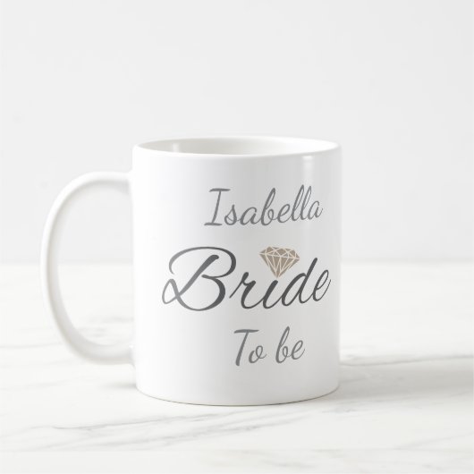 Mug Personnalisé pour la Future Mariée – Ensemble (Gauche)