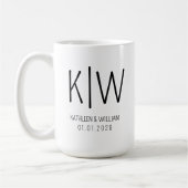 Mug personnalisé pour la mariée et le marié, Cadea (Gauche)