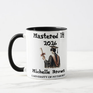 Mug Personnalisé pour la remise de diplôme 2026 po