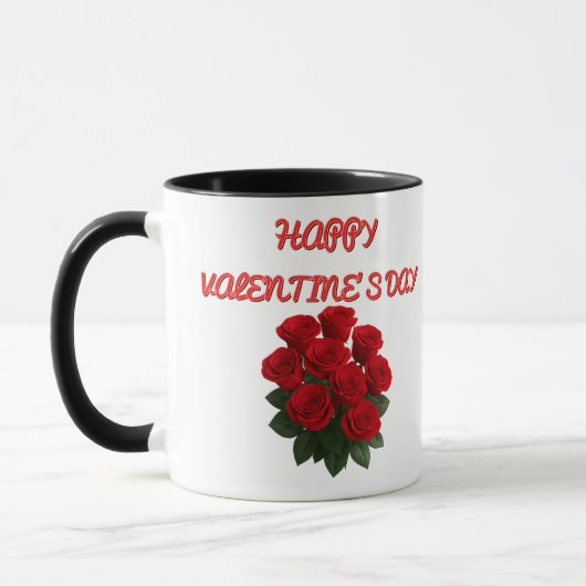 Mug personnalisé pour la Saint-Valentin – Photo, n (Gauche)
