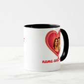 Mug personnalisé pour la Saint-Valentin – Photo, n (Devant droit)