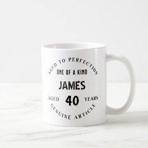 Mug Personnalisé pour les 40 ans - Vieilli à la Pe