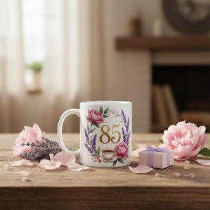 Mug personnalisé pour les 85 ans de grand-mère, th