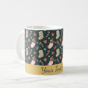 Mug personnalisé pour les biscuits et les chausset