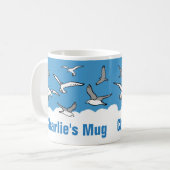 Mug Personnalisé pour l'Oiseau Lover. Birdwatcher (Devant gauche)