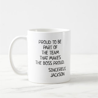 Mug Personnalisé pour rendre le patron fier