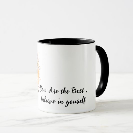 Mug personnalisé pour Sara - Design botanique chic (Devant droit)