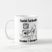 Mug personnalisé pour un chiropodiste (Gauche)