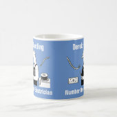 Mug personnalisé pour un électricien (Centre)
