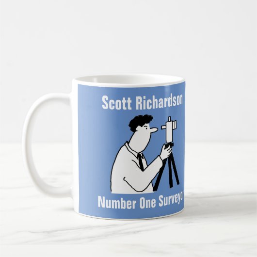 Mug personnalisé pour un Surveyor (Gauche)