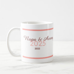 Mug Personnalisé Pregnany Genre Révéler Simple Minimal