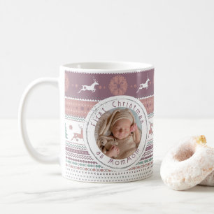 Mug Personnalisé Premier Noël en MamanMaman Photo bébé