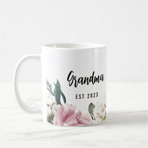 Mug Personnalisé Première Fois Grandma Cadeau Jardin R