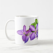 Mug Personnalisé Pretty Mauve Clematis (Gauche)