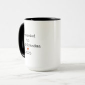 Mug Personnalisé promu aux Grands-Parents Révélation d (Devant gauche)