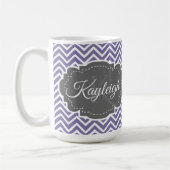Mug Personnalisé Purple Chevron (Gauche)