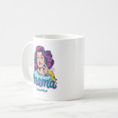 Mug Personnalisé Retro Mama Pop Art (11) (Devant gauche)