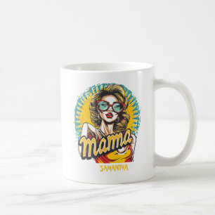 Mug Personnalisé Retro Mama Pop Art (17)