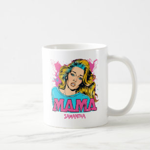 Mug Personnalisé Retro Mama Pop Art (20)