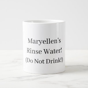 Mug personnalisé "Rinse Water" pour artistes