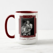 Mug Personnalisé Romantique Saint Valentin Photo (Gauche)