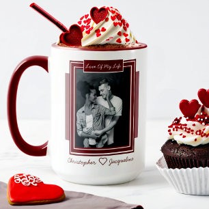 Mug Personnalisé Romantique Saint Valentin Photo
